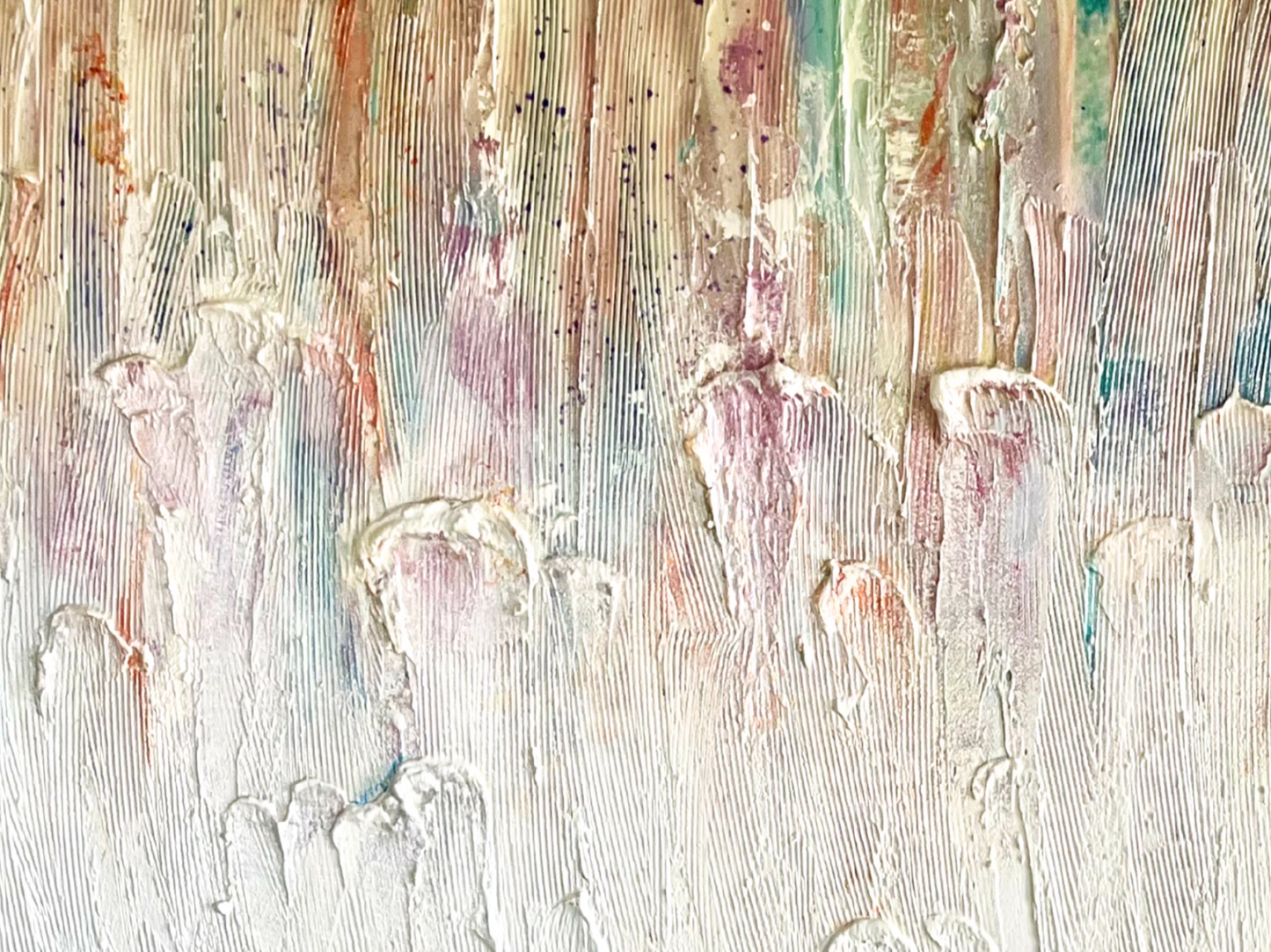 "Fading Reverie" – 30x40 Textured Acrylic on Canvas